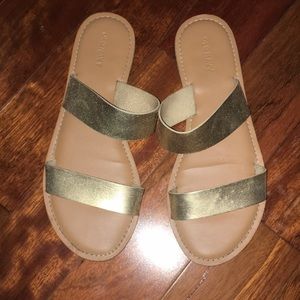 Slip on strappy gladiator sandals